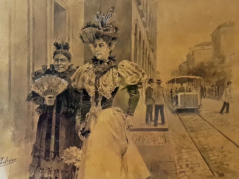 1865-Pedrero - 40 Donne che passeggiano, 1896